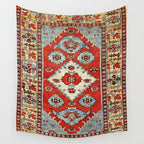 Bakhshaish Azerbaijan Northwest Persian Rug Print Wall Tapestry Gallery Image 4