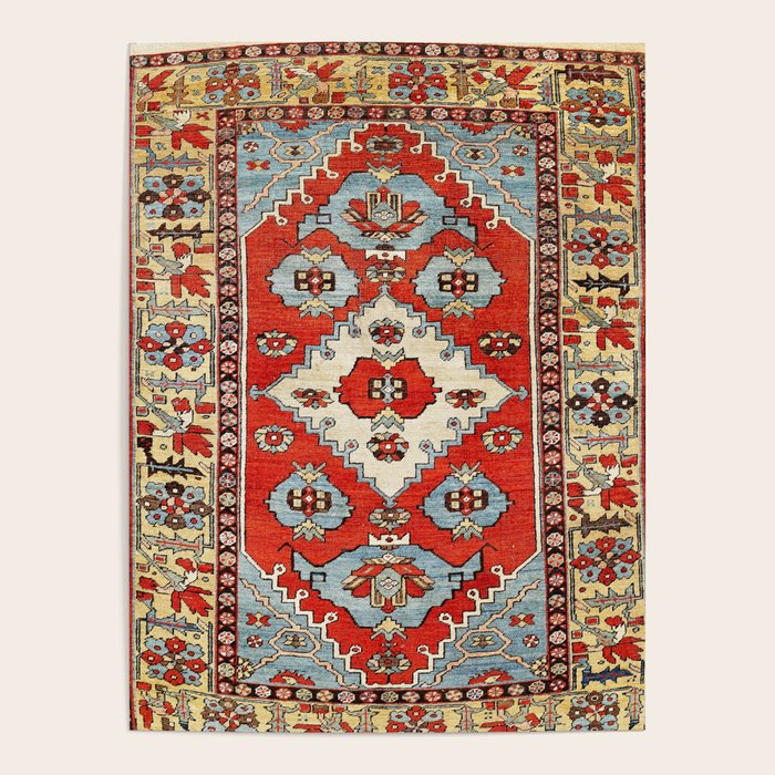Bakhshaish Azerbaijan Northwest Persian Rug Print Poster Gallery Image 4