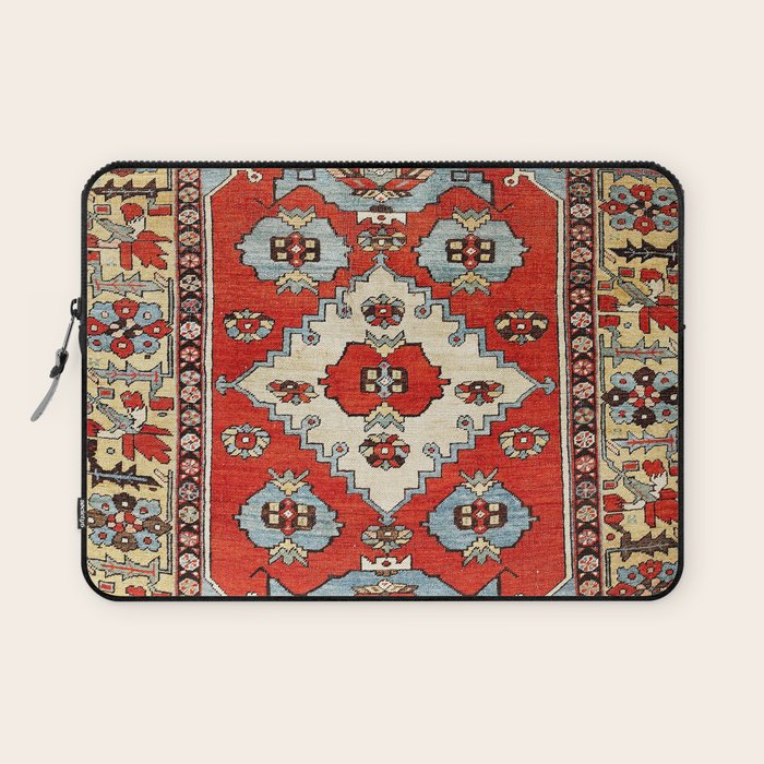 Bakhshaish Azerbaijan Northwest Persian Rug Print Laptop Sleeve Gallery Image 1