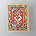 Bakhshaish Azerbaijan Northwest Persian Rug Print Mini Art Print Gallery Image 1