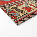 Bakhshaish Azerbaijan Northwest Persian Rug Print Welcome Mat Gallery Image 2