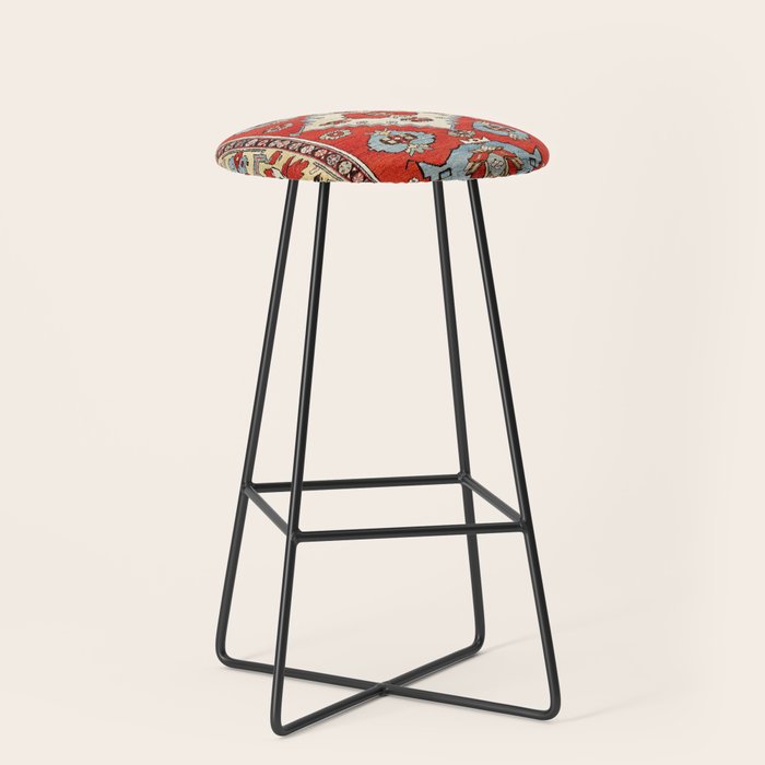 Bakhshaish Azerbaijan Northwest Persian Rug Print Stool Gallery Image 1