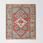 Bakhshaish Azerbaijan Northwest Persian Rug Print Throw Blanket Gallery Image 2
