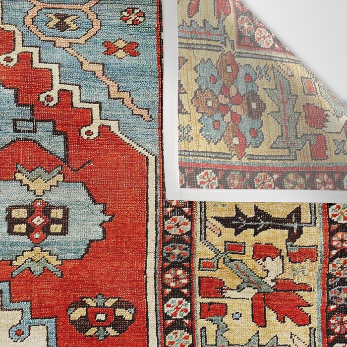 Bakhshaish Azerbaijan Northwest Persian Rug Print Wall Tapestry Gallery Image 3