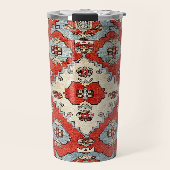 Bakhshaish Azerbaijan Northwest Persian Rug Print Travel Mug Gallery Image 1