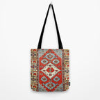 Bakhshaish Azerbaijan Northwest Persian Rug Print Tote Bag Gallery Image 2