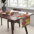 Bakhshaish Azerbaijan Northwest Persian Rug Print Table Runner Gallery Image 2