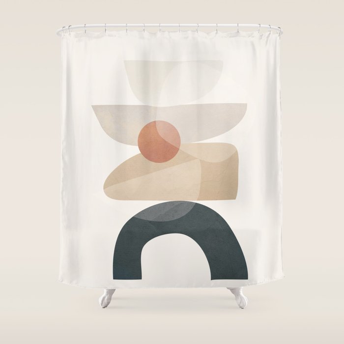 Balancing Elements IV Shower Curtain Gallery Image 1
