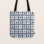 Quilt Squares Air Force Aircraft Tote Bag Gallery Image 1
