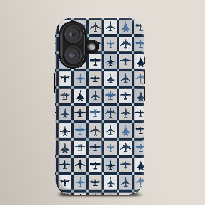Quilt Squares Air Force Aircraft iPhone Case Gallery Image 13