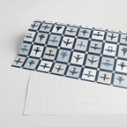 Quilt Squares Air Force Aircraft Wrapping Paper Gallery Image 2