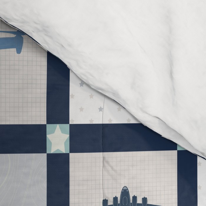 Quilt Squares Air Force Aircraft Comforter Gallery Image 4