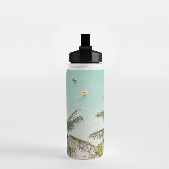 Ocean Swimming I, Waikiki Hawaii Water Bottle Gallery Image 2