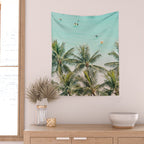 Ocean Swimming I, Waikiki Hawaii Wall Tapestry Gallery Image 2