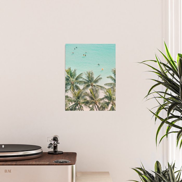 Ocean Swimming I, Waikiki Hawaii Poster Gallery Image 2