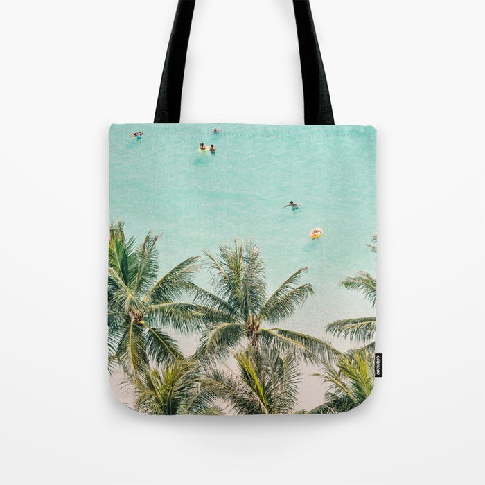 Ocean Swimming I, Waikiki Hawaii Tote Bag Gallery Image 1