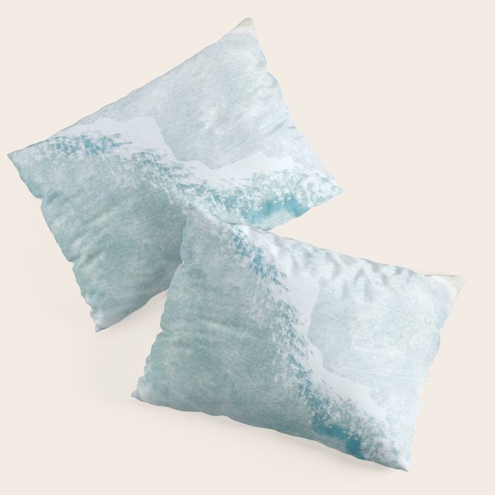 Peaceful Ocean Waves Pillow Sham Gallery Image 1