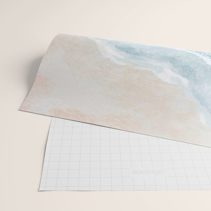 Peaceful Ocean Waves Wrapping Paper Gallery Image 2