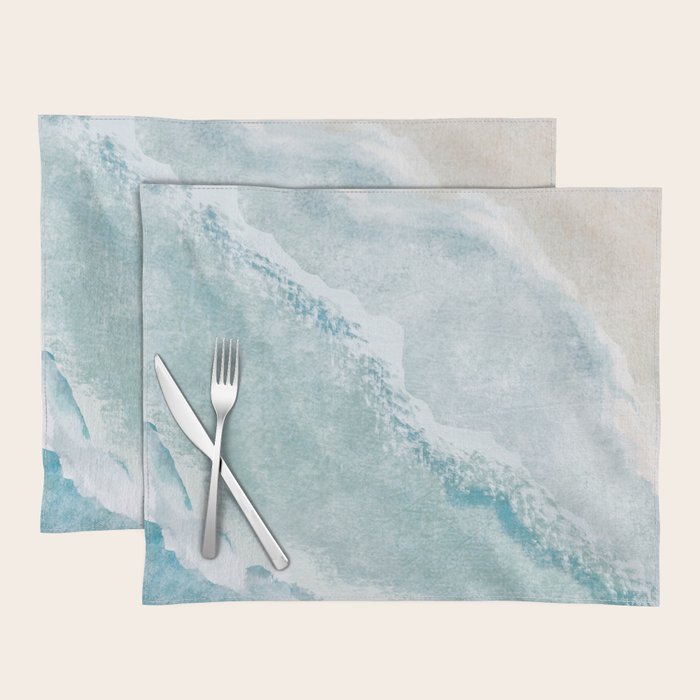 Peaceful Ocean Waves Placemat Gallery Image 1