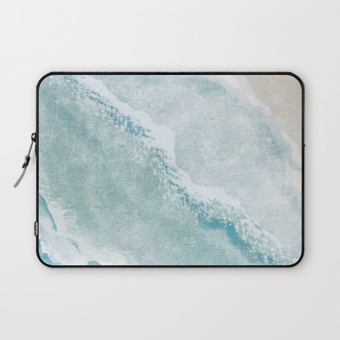 Peaceful Ocean Waves Laptop Sleeve Gallery Image 1