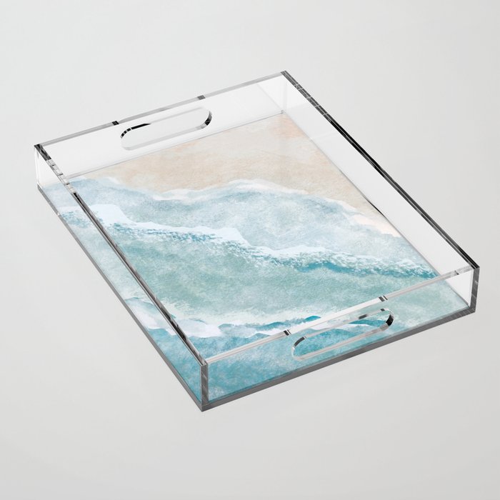 Peaceful Ocean Waves Acrylic Tray Gallery Image 1
