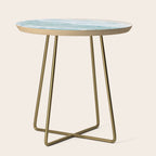 Peaceful Ocean Waves Side Table Gallery Image 1