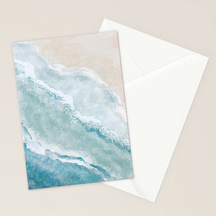 Peaceful Ocean Waves Stationery Card Gallery Image 2