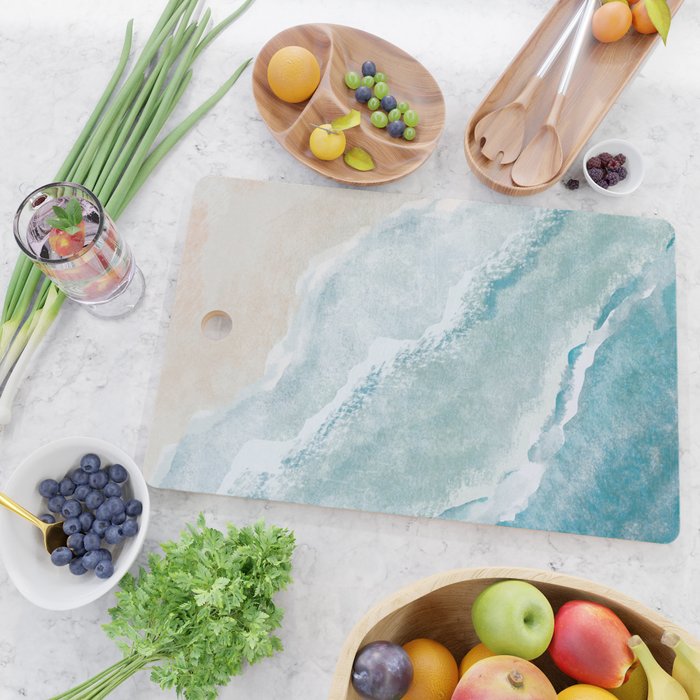 Peaceful Ocean Waves Cutting Board Gallery Image 2