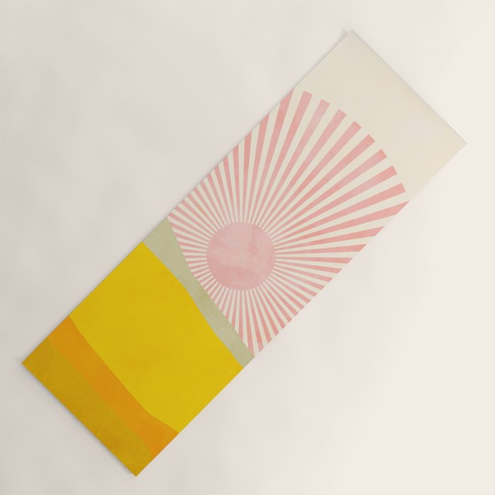 pink hope Yoga Mat Gallery Image 1