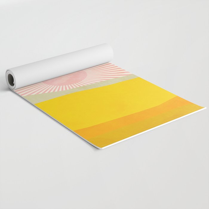 pink hope Yoga Mat Gallery Image 2