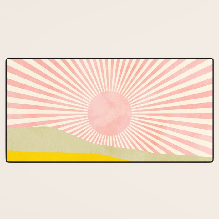 pink hope Desk Mat Gallery Image 3