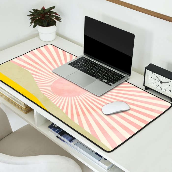 pink hope Desk Mat Gallery Image 2