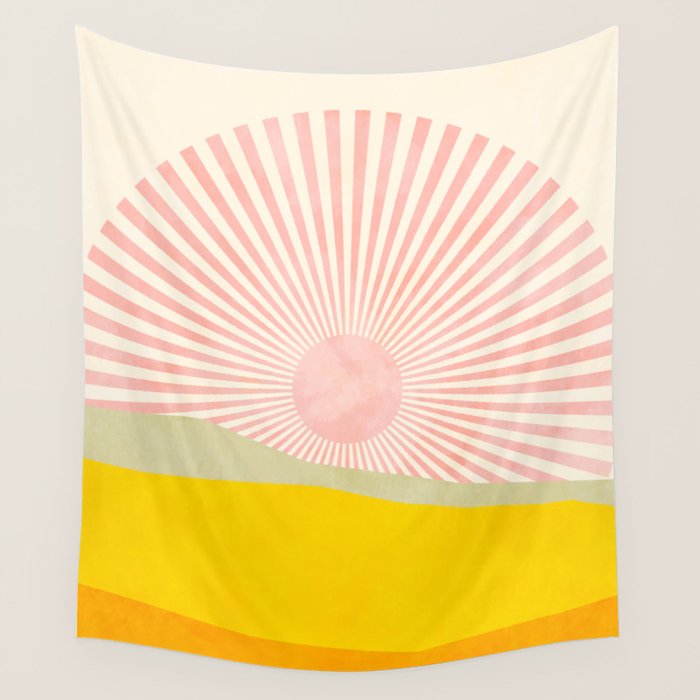 pink hope Wall Tapestry Gallery Image 1