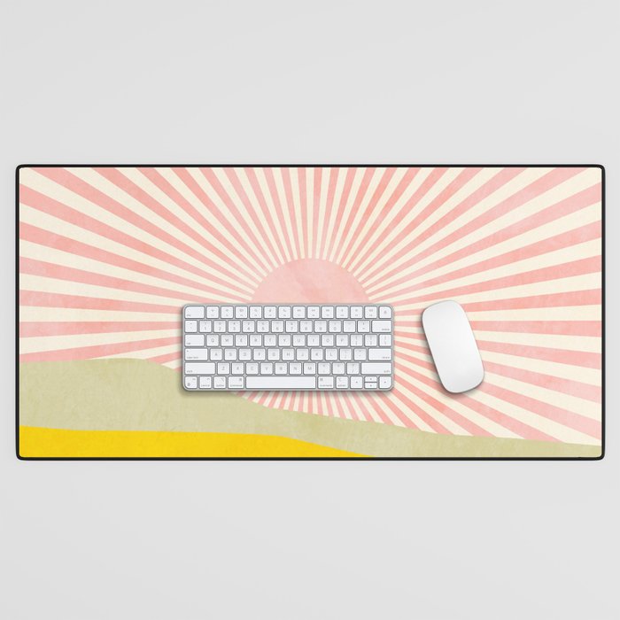 pink hope Desk Mat Gallery Image 1