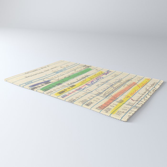 Library Card 3503 Exploring the Moon Rug Gallery Image 3