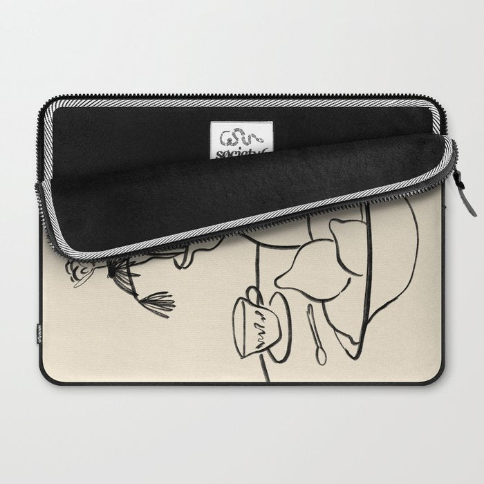 LEMONS AND FLOWERS Laptop Sleeve Gallery Image 2