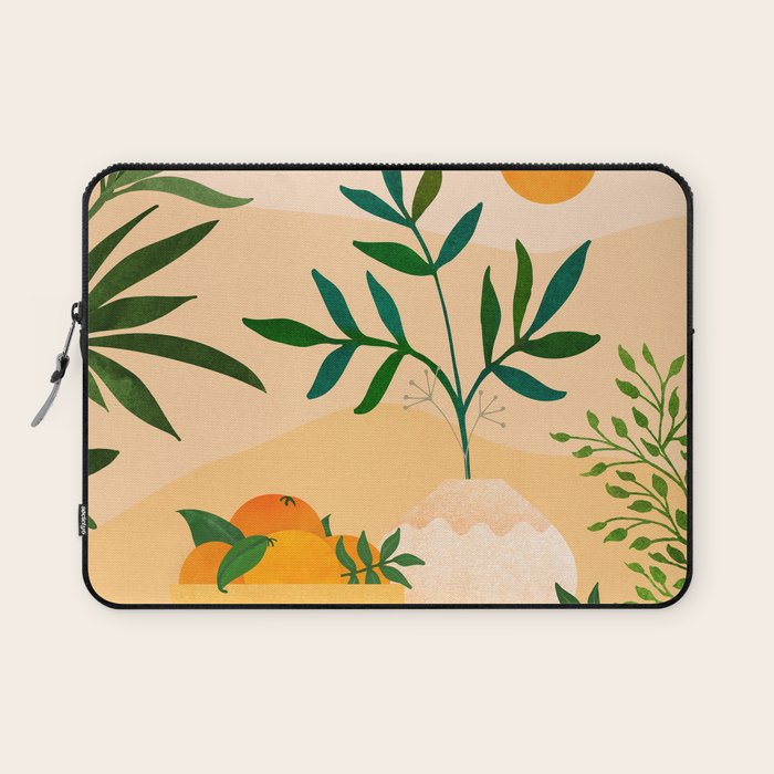 Bohemian Summer / Landscape Illustration Laptop Sleeve Gallery Image 1