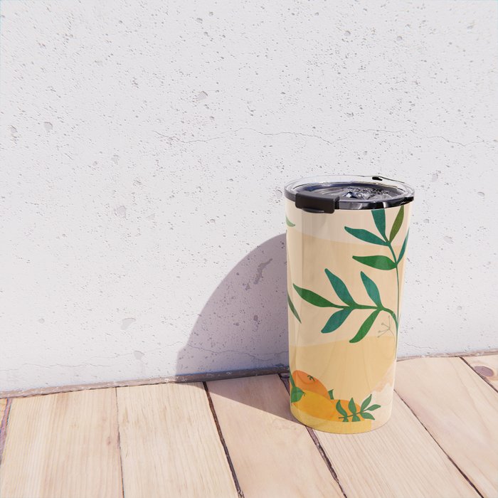 Bohemian Summer / Landscape Illustration Travel Mug Gallery Image 4