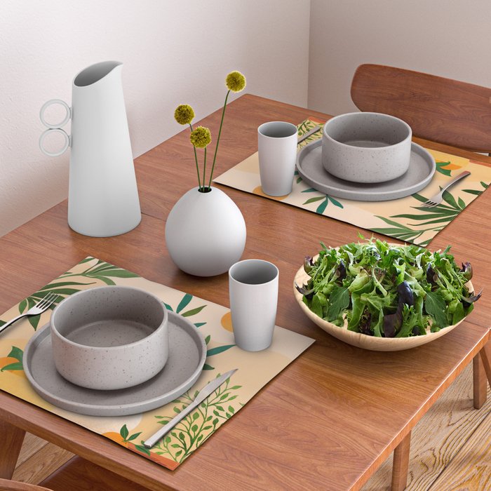 Bohemian Summer / Landscape Illustration Placemat Gallery Image 2