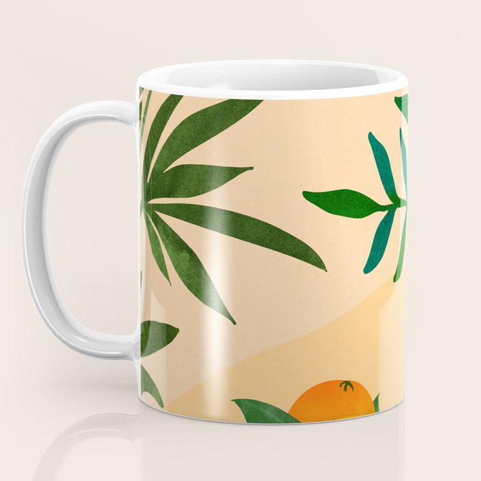 Bohemian Summer / Landscape Illustration Coffee Mug Gallery Image 3