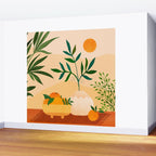 Bohemian Summer / Landscape Illustration Wall Mural Gallery Image 2
