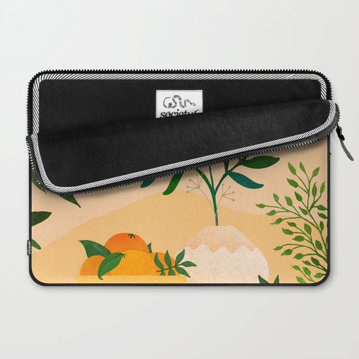 Bohemian Summer / Landscape Illustration Laptop Sleeve Gallery Image 2