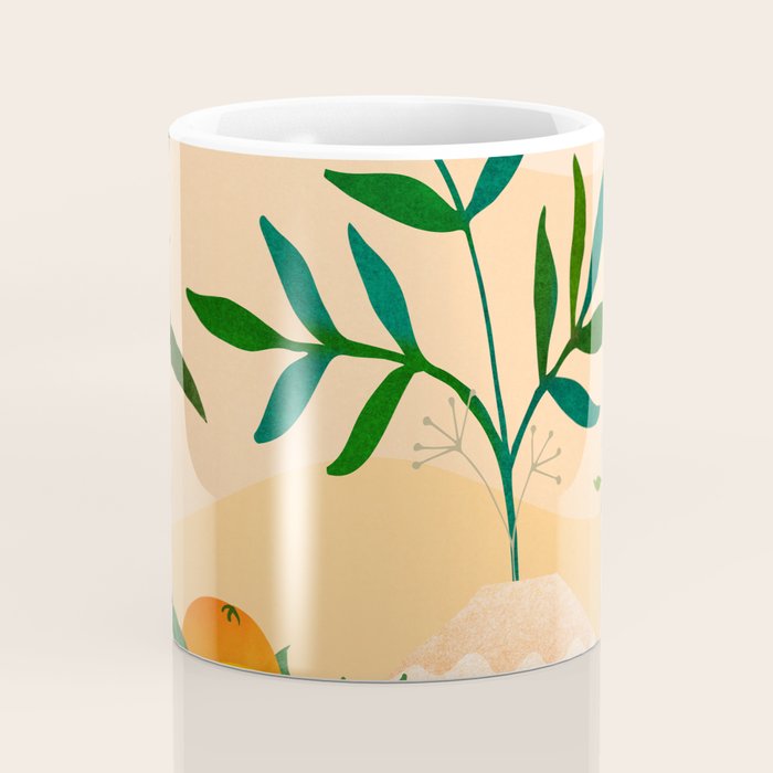 Bohemian Summer / Landscape Illustration Coffee Mug Gallery Image 4