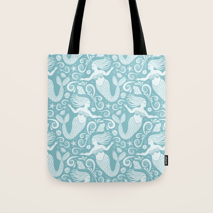 Mermaid Swim Tote Bag Gallery Image 1