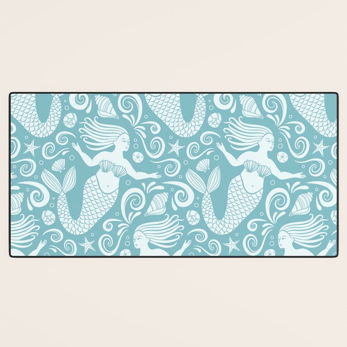 Mermaid Swim Desk Mat Gallery Image 3