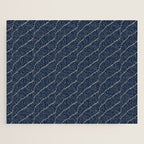 Organic Nature Navy Blue Jigsaw Puzzle Gallery Image 1