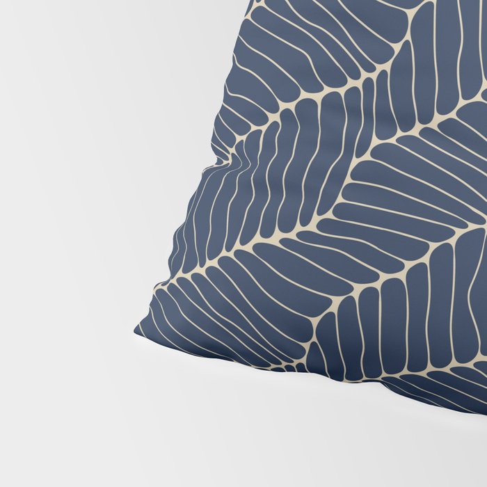 Organic Nature Navy Blue Pillow Sham Gallery Image 4