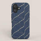 Organic Nature Navy Blue iPhone Case Gallery Image 1