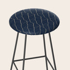 Organic Nature Navy Blue Stool Gallery Image 2