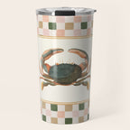 Checkered Crab Travel Mug Gallery Image 1